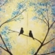 Turtle Dove Love - Couples Painting