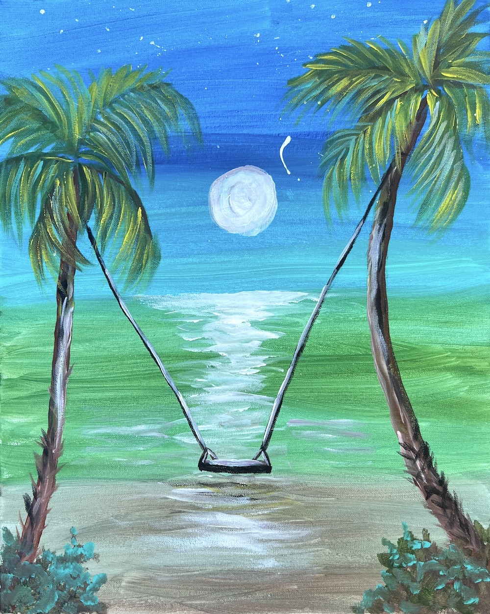 Ft. Myers Paint & Sip - Swinging in the Tropics