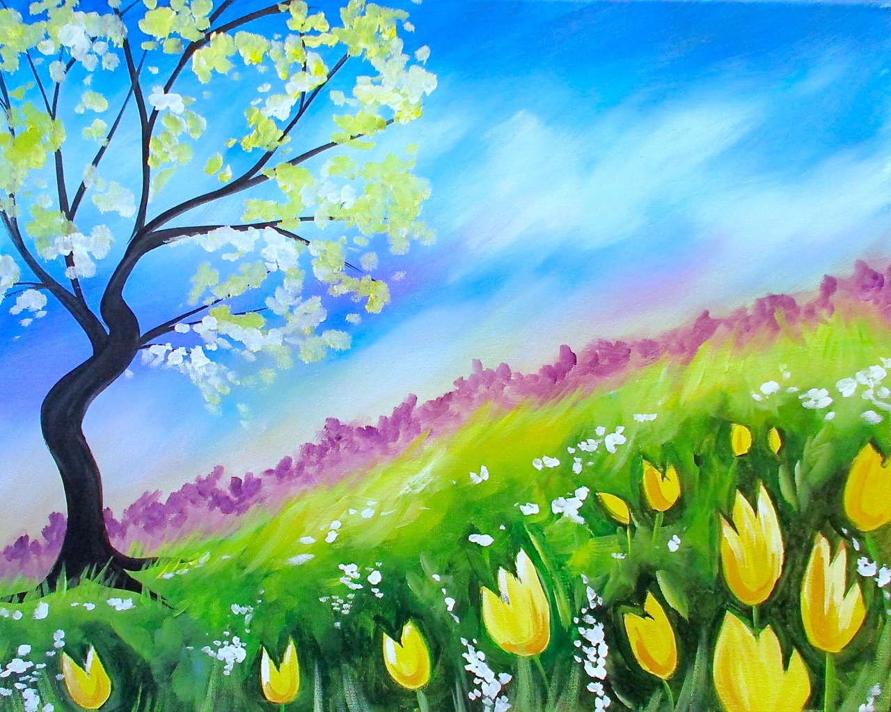 Cape Coral Paint & Sip - Tiny Tulips