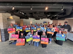 Cape Coral Canvas Class - Colorful Sailboat