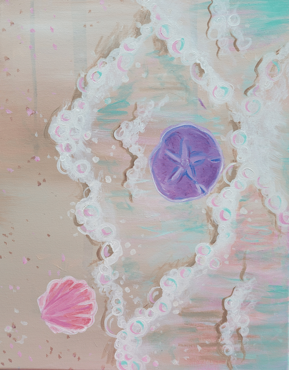 Estero Paint Night - Bubbly Seashell Shore
