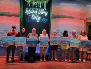 Cape Coral Paint and Wine Night - Magenta Palm