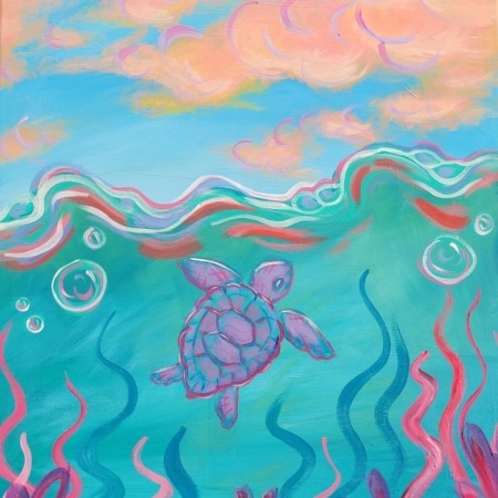 Estero Art Experience -Sea Turtle in the Tropics