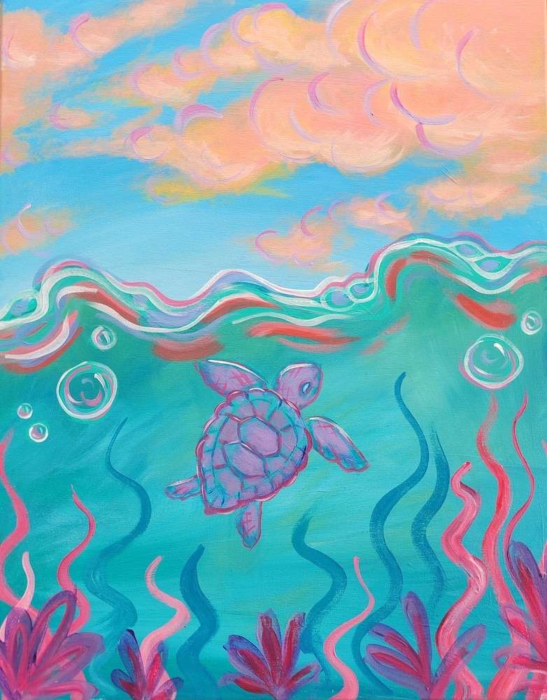 Estero Art Experience -Sea Turtle in the Tropics