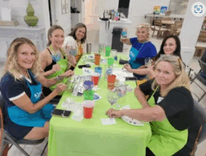 Cape Coral Paint Party - Halloween Wine Glass
