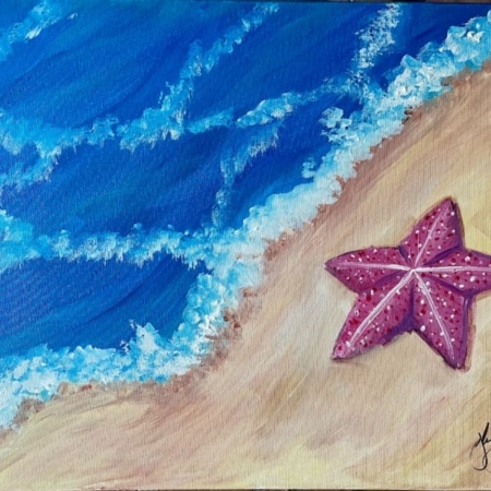 Fort Myers Art Experience - Starfish in the Sand