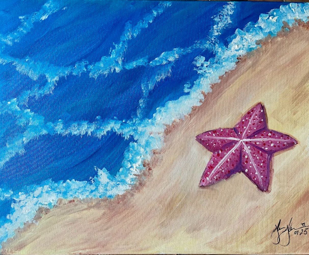 Fort Myers Art Experience - Starfish in the Sand