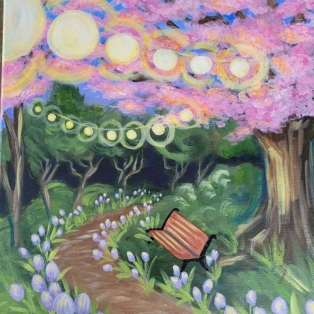 Cape Coral Sip and Paint - String Lights
