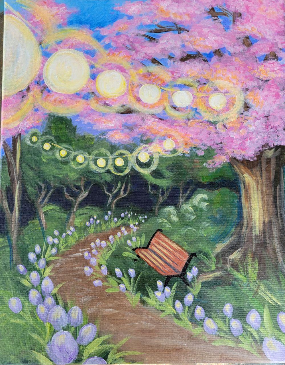 Cape Coral Sip and Paint - String Lights