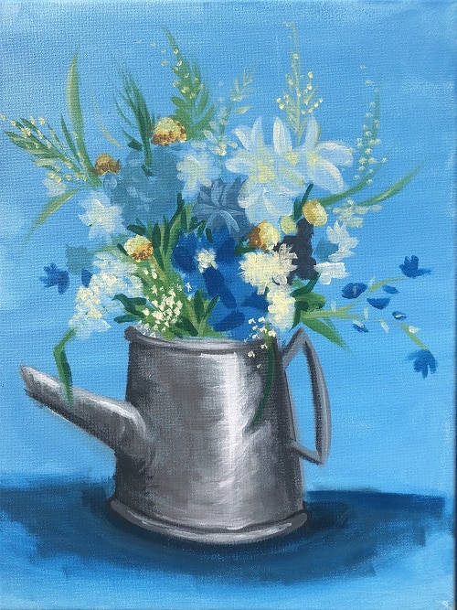 Fort Myers Art Party - Blue Bouquet