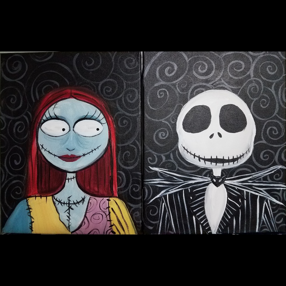 jack and sally paintings