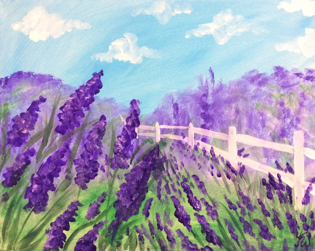 Lavender Fields Cascade Wine and Canvas Grand Rapids