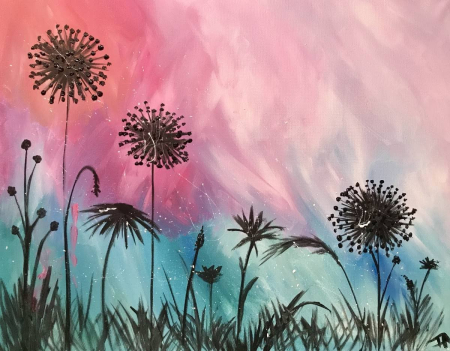 Wildflower Silhouetter