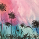 Wildflower Silhouetter