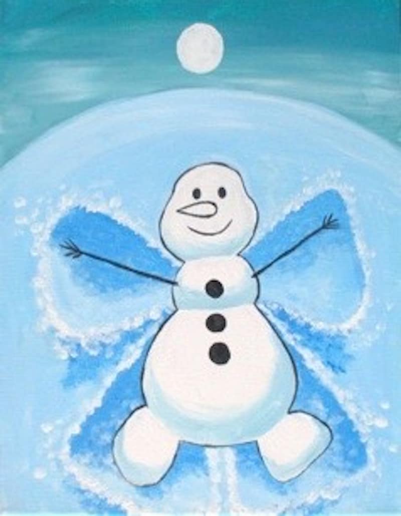 Snowman Angel