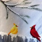 Cardinals First Snow