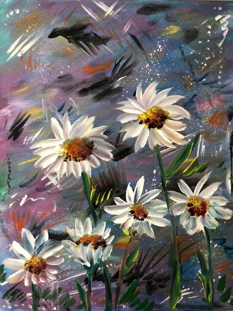 Abstract Daisies