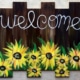 Welcome Sunflowers Pallet