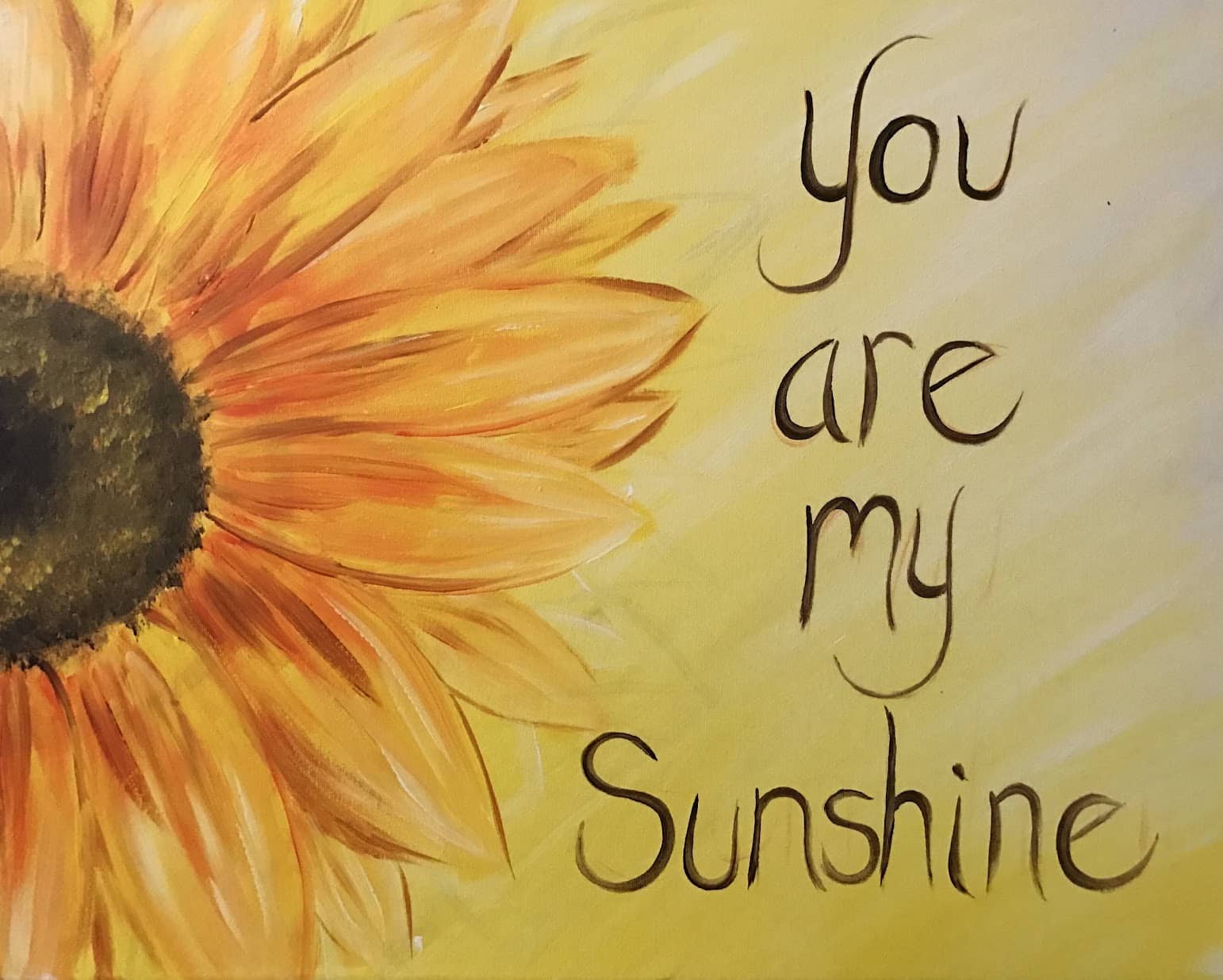 My Sunshine | Paint and Sip | Mimosas Sunday - Wine and Canvas - Grand ...