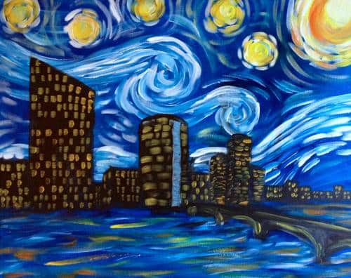 Grand Rapids Starry Night