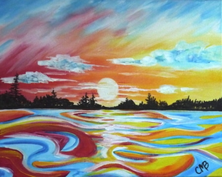 Sunset Swirl