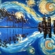 Starry Night Over the City
