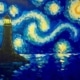 Starry Night Lighthouse