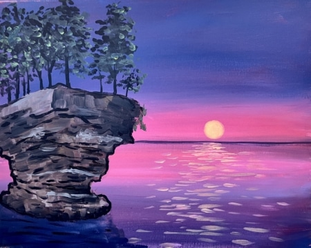 Sunset at Pictured Rock
