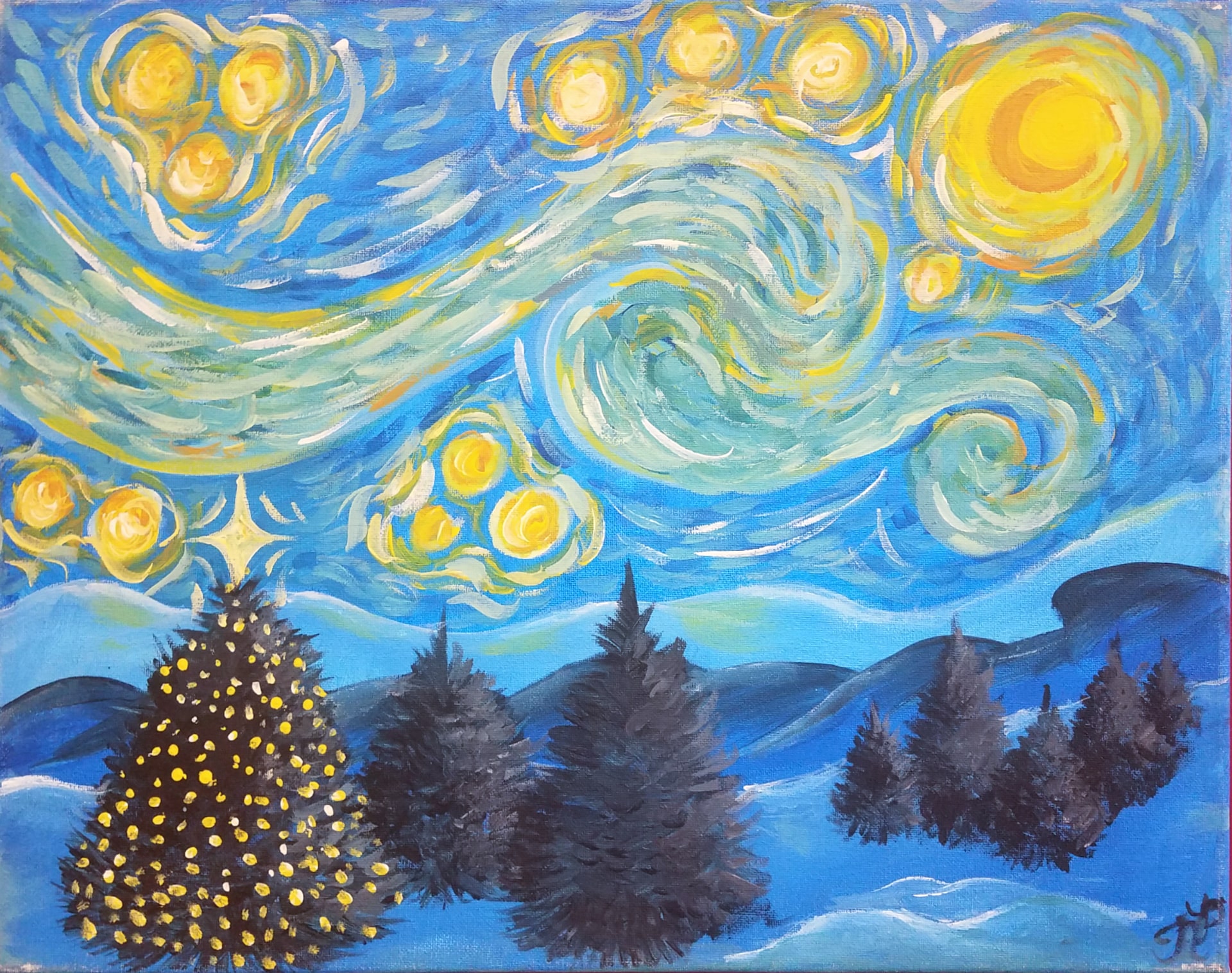 Starry Night Christmas