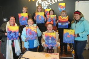 Carmel Cookies and Canvas - Sun and Moon