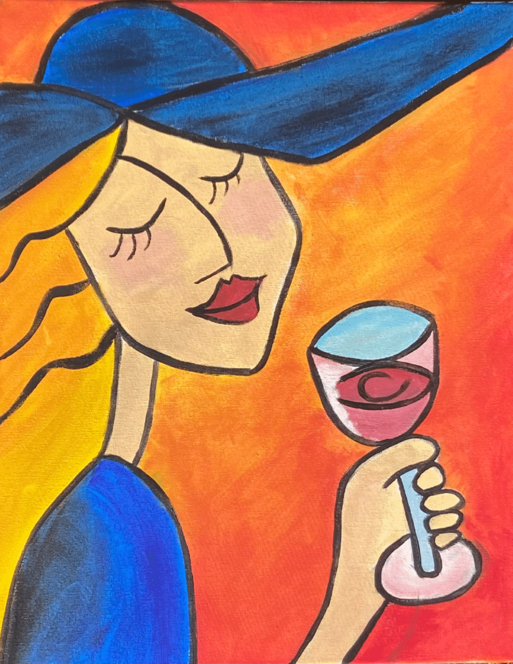 Carmel Paint Night - Classy Girl - Noblesville Paint and Sip - Classy Girl - Noblesville - Primeval Brewing