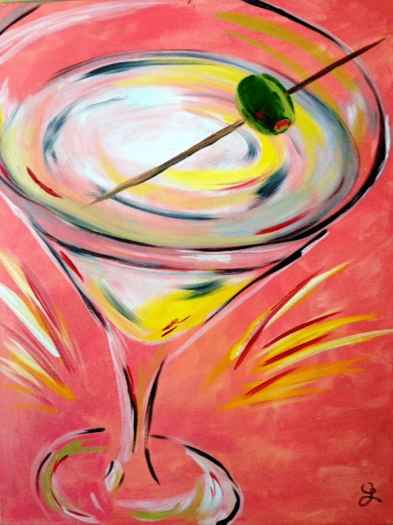 Noblesville Paint Party - Pink Martini - Paint and Sip - Primeval Brewing