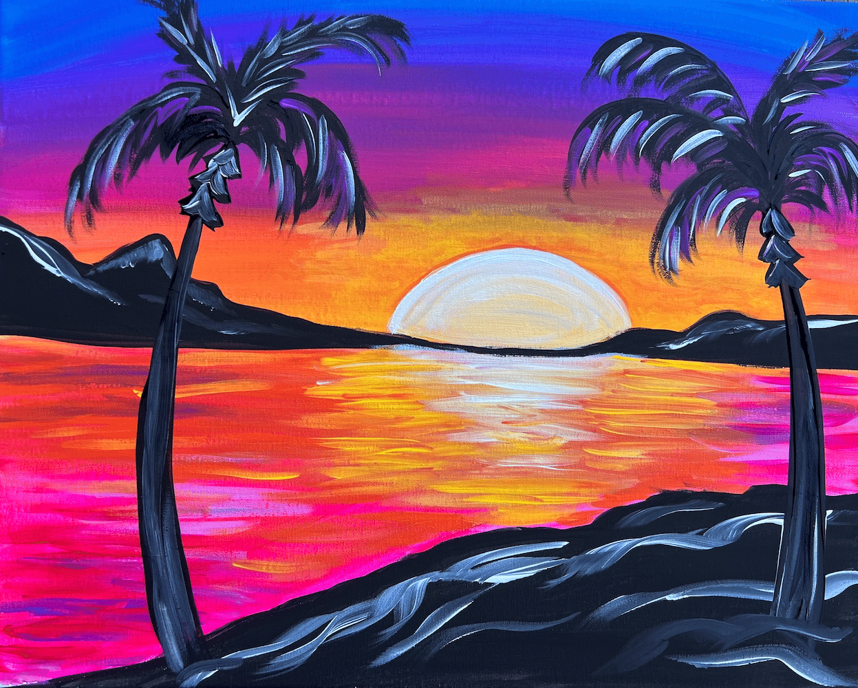 Greenwood Paint and Sip - Florida Sunset