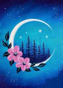 Broad Ripple Paint and Sip - Blue Moon - Condado Tacos - Wine and Canvas Greater Indianapolis - September 2024