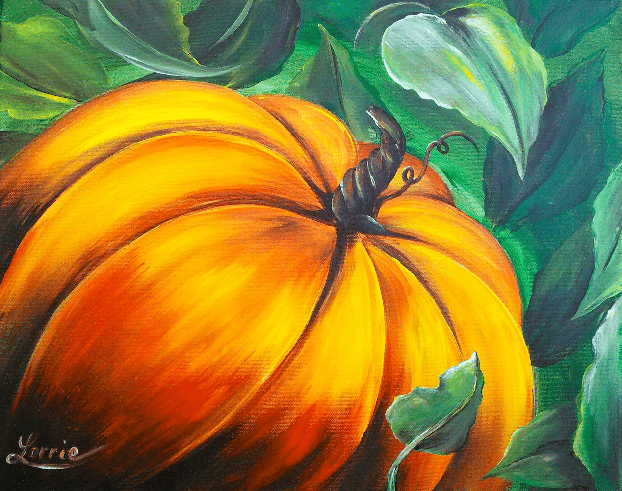 Downtown Indy Paint Night - Pumpkin Harvest - Ralston's Drafthouse - Paint and Sip - Wine and Canvas Greater Indianapolis - October 2024