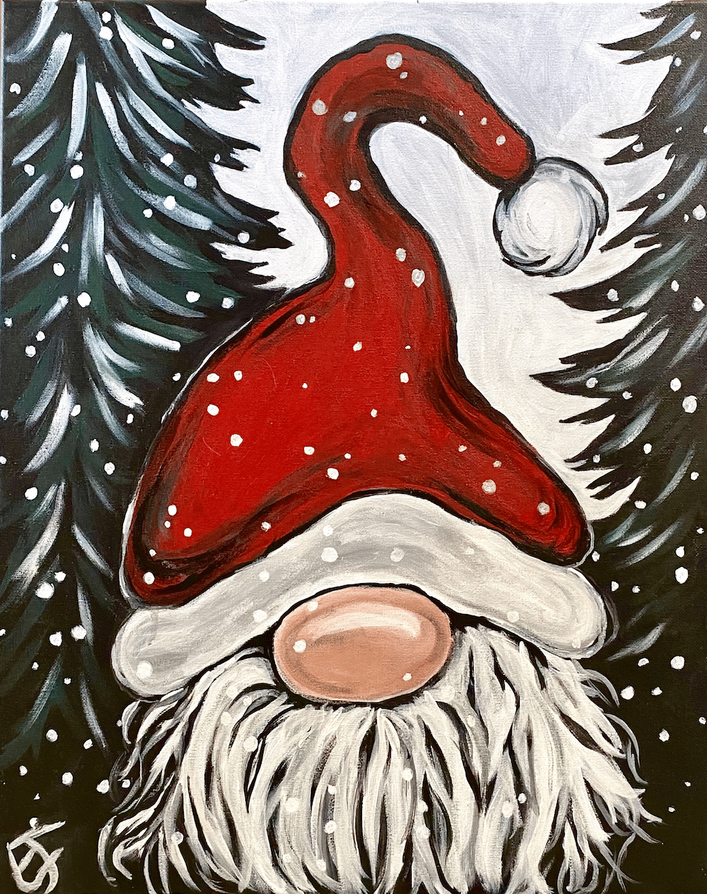 Downtown Indy Paint Party - Snow Gnome