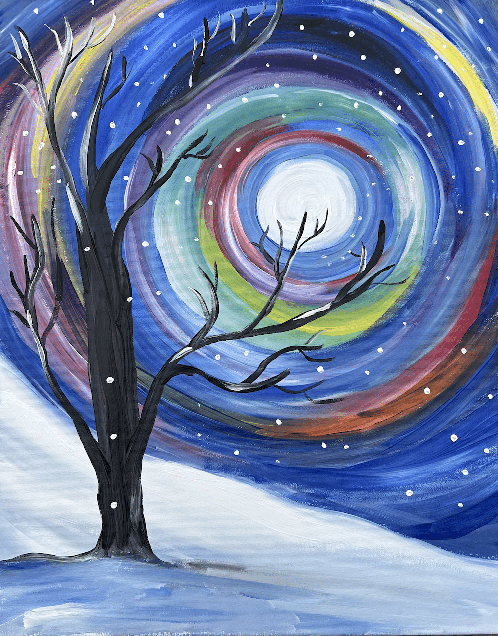 Mass Ave Paint Night - Winter Solstice