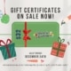 Gift Certificate Sale 