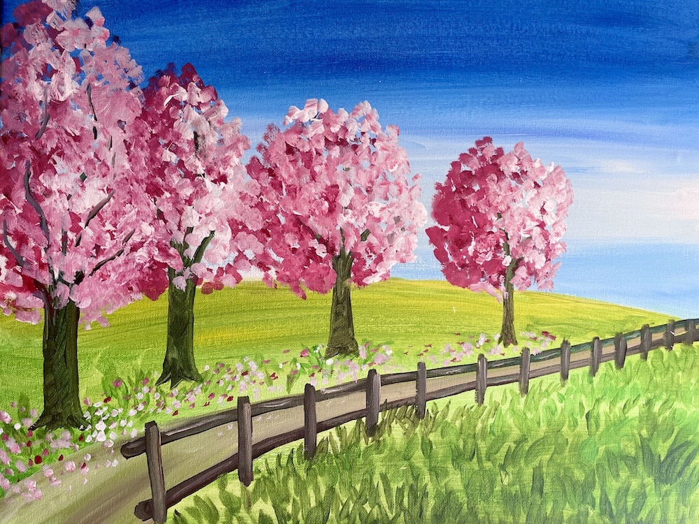 Noblesville Art Party - Pink Spring