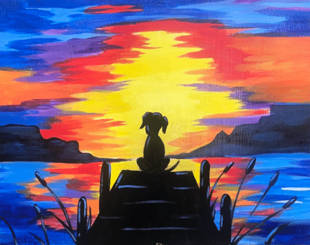 Noblesville Paint n Sip - Doggie Dreams