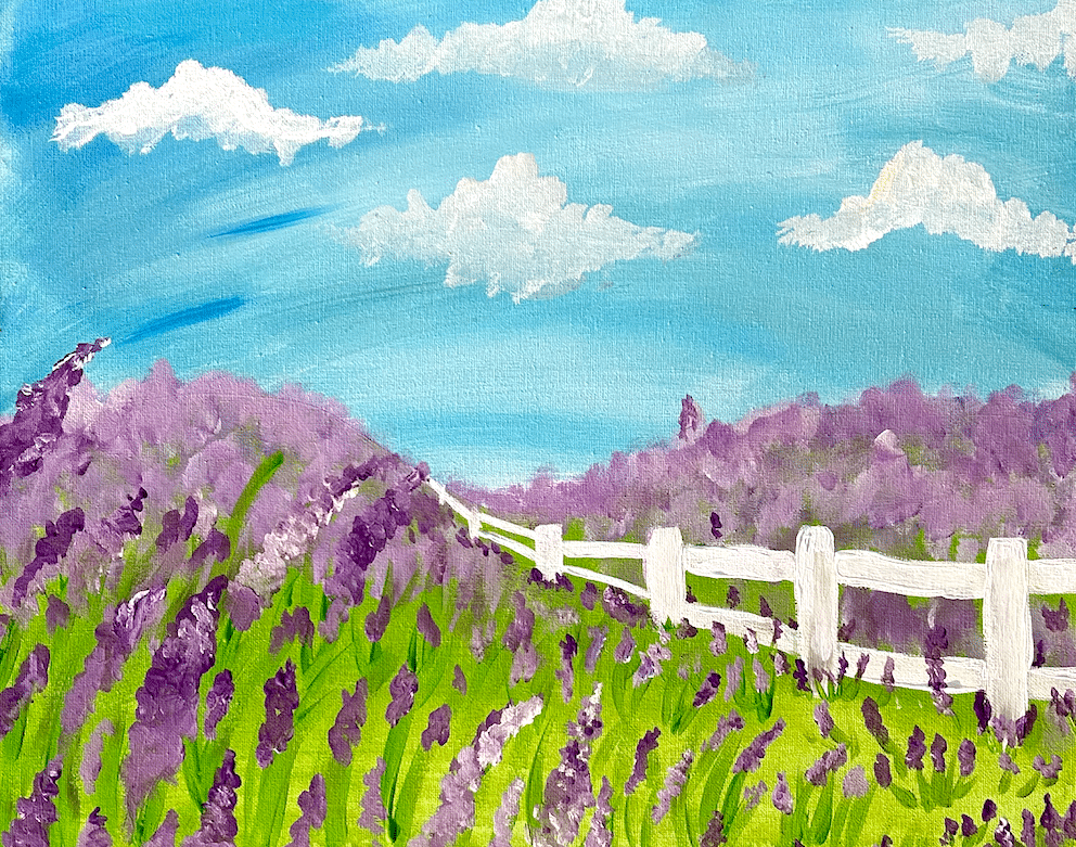 Carmel Spring Sip & Paint - Lavender Fields