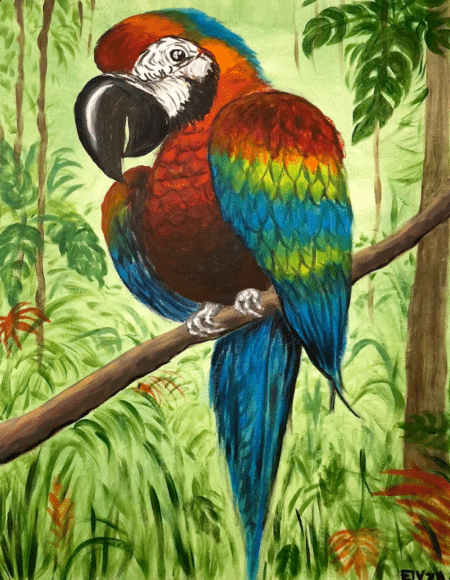 Downtown Indy Art Night - Majestic Macaw