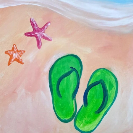 Noblesville Paint & Sip - Flip Flop Fun
