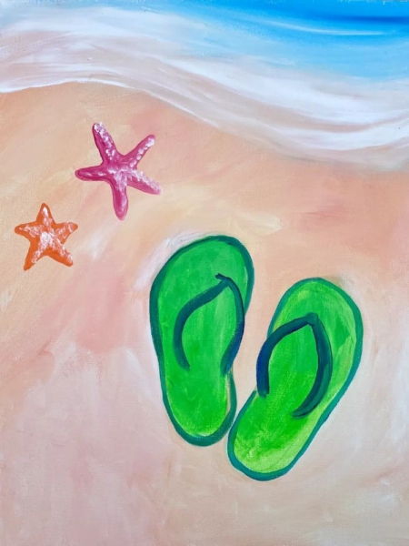 Noblesville Paint & Sip - Flip Flop Fun