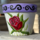 Fountain Square Floral Paint - Flower Pots
