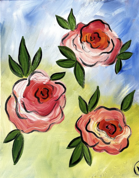 Mass Ave Paint Party - Modern Florals