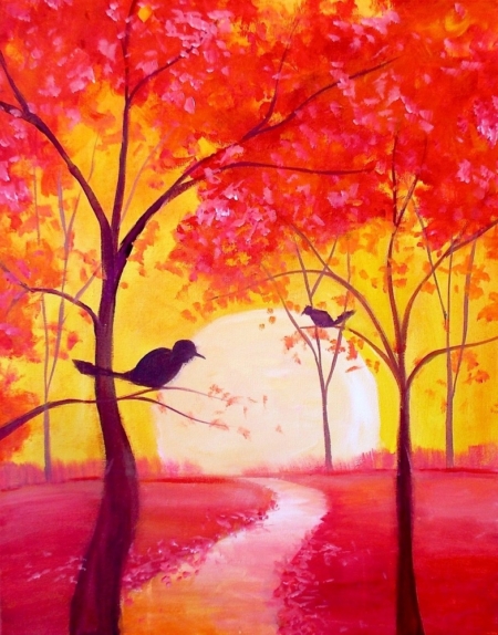 Indy Serene Sip n Paint - Watching the Sunset