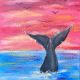 Fountain Square Sip n Paint - Whale Tail