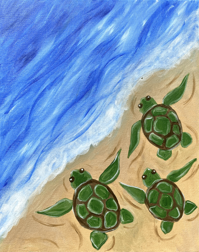 Carmel Art Event - Beach Turtles