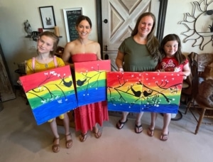 Greenwood Paint Party - Rosy Paradise